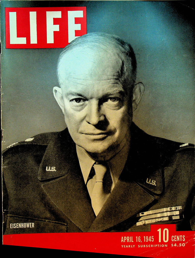 Life Magazine April 16 1945 Dwight Eisenhower WWII