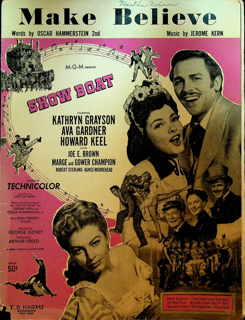 Make Believe Sheet Music Show Boat