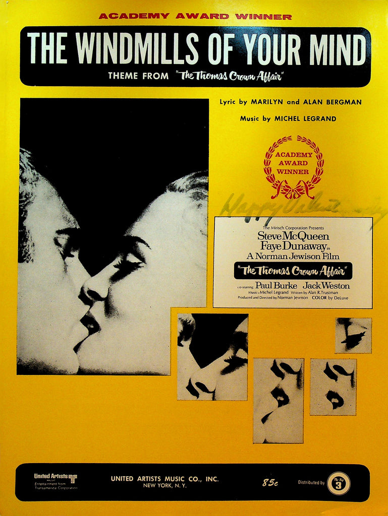 The Windmills of Your Mind Sheet Music