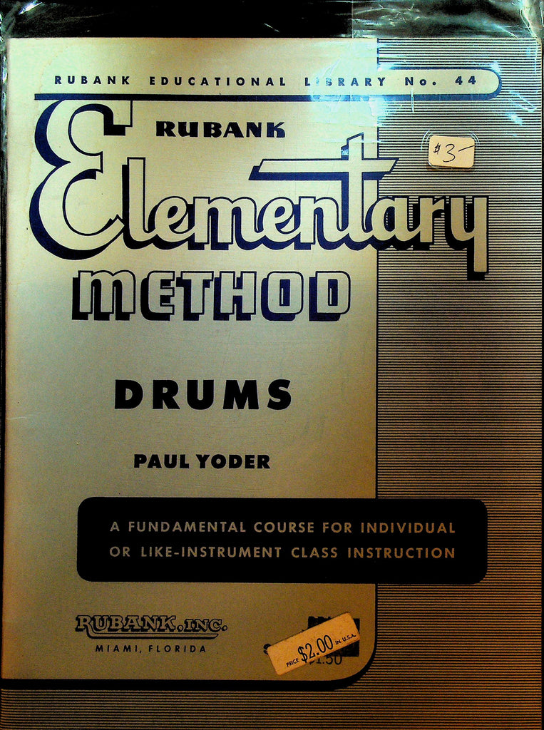 Rubank Elementary Method for Drums