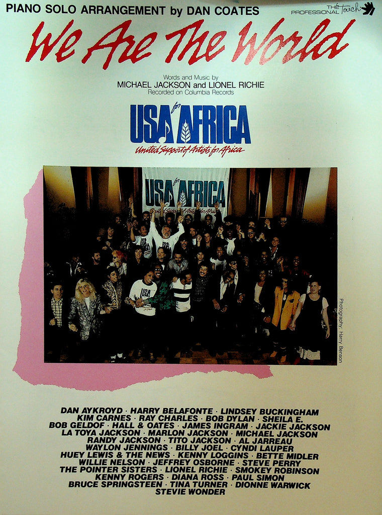 We Are the World Sheet Music