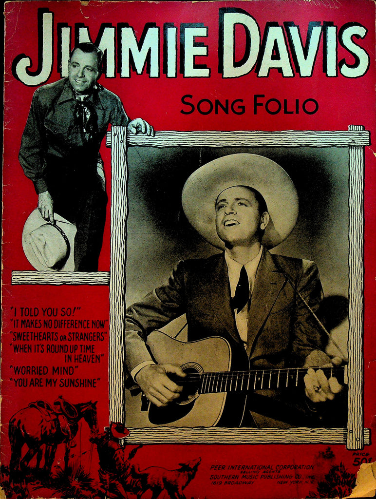 Jimmie Davis Song Folio