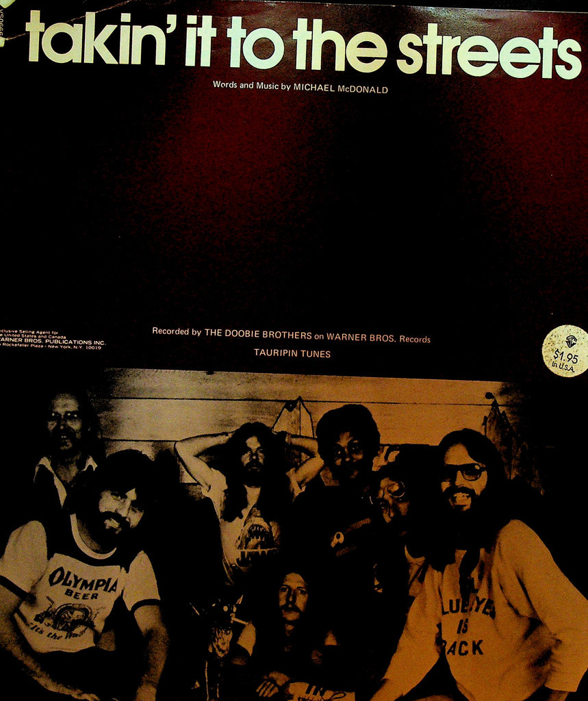Takin It to the Streets Sheet Music Doobie Brothers