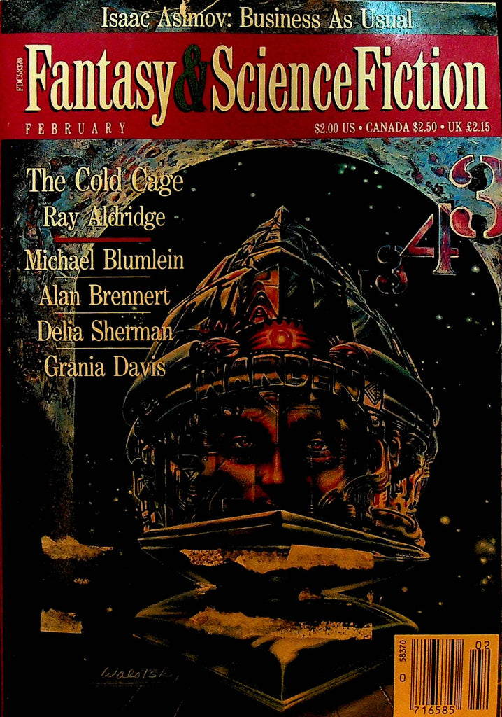 Fantasy & Science Fiction Magazine February 1990