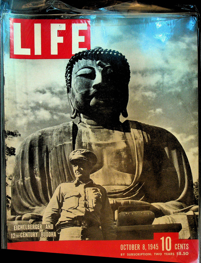 Life Magazine October 8 1945 Eichelberger and Buddha