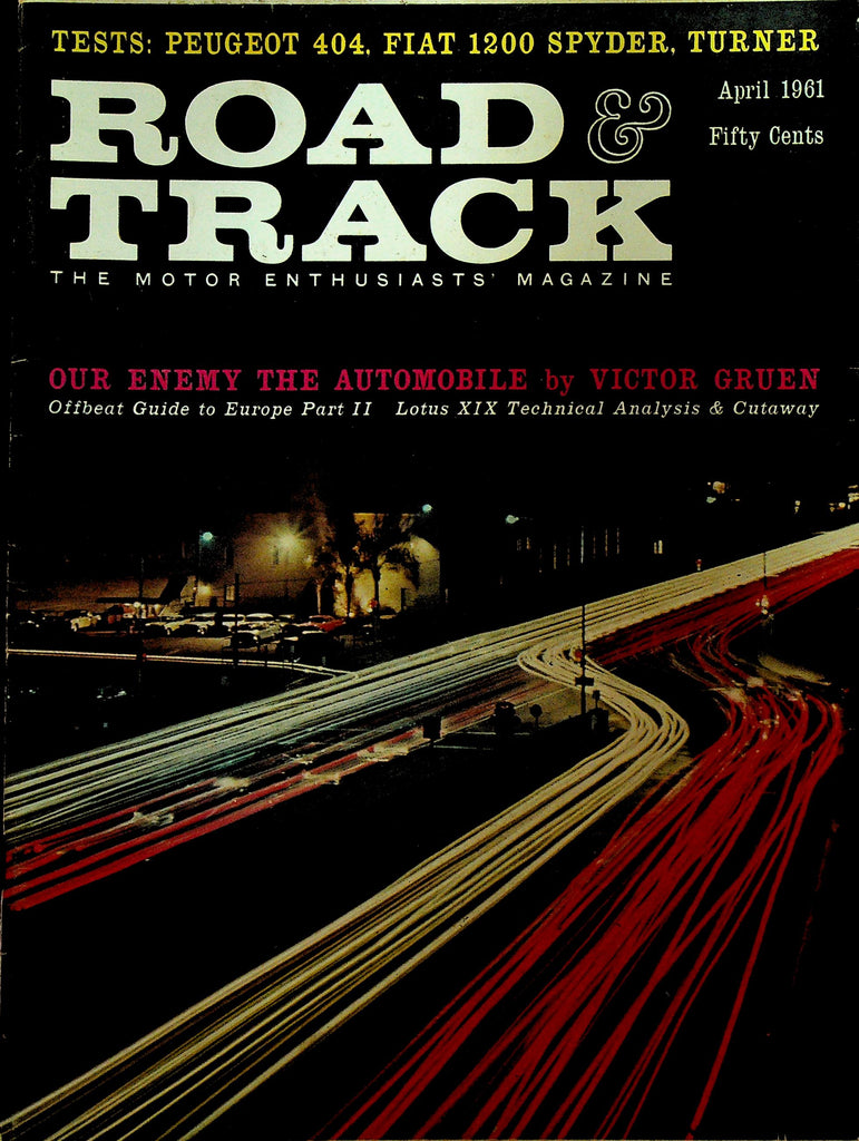 Road and Track April 1961
