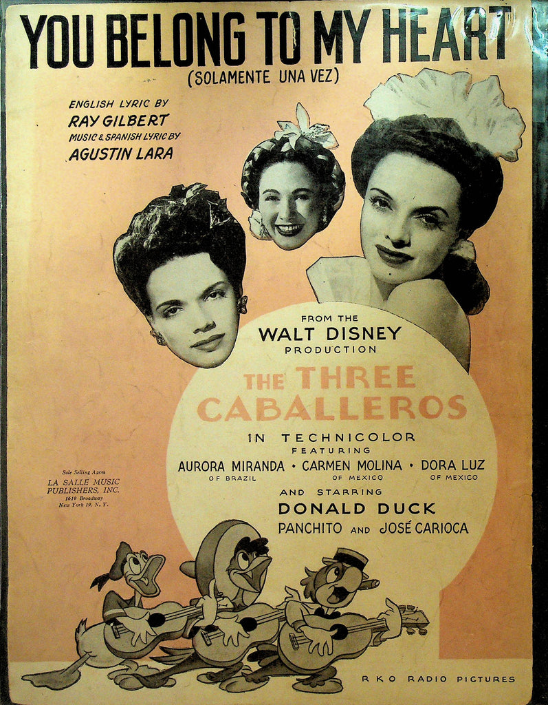 You Belong to My Heart Sheet Music
