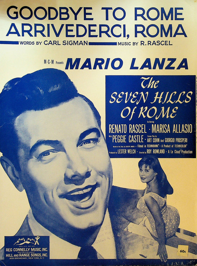 Goodbye to Rome Arrivederci Roma Sheet Music