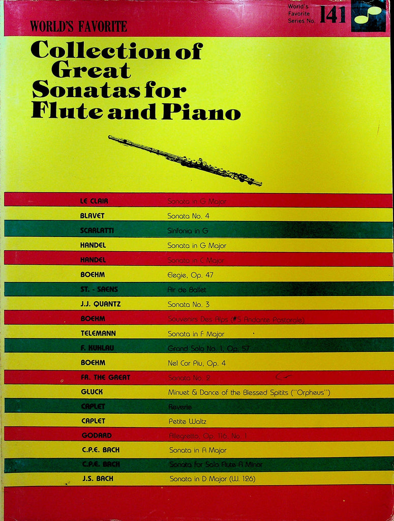 World's Favorite Collection of Great Sonatas for Flute and Piano