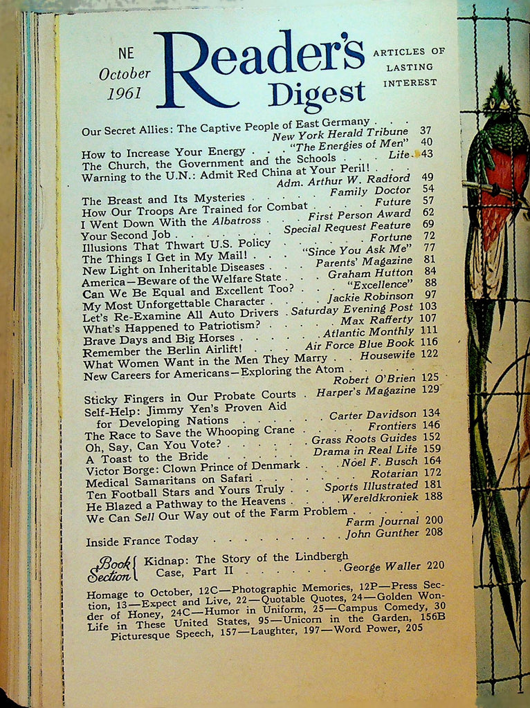 Reader's Digest October 1961