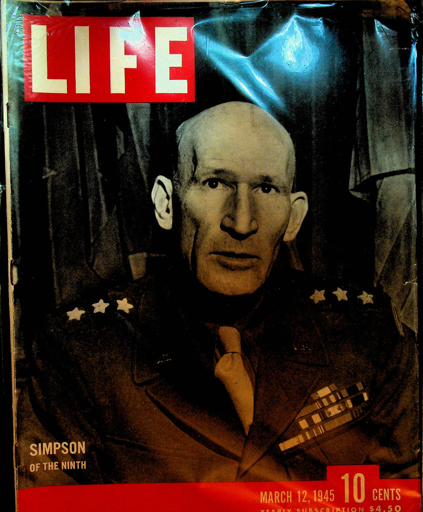 Life Magazine March 12 1945 WWII Simpson