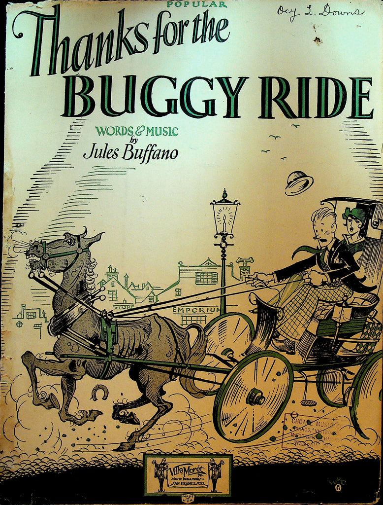 Thanks for the Buggy Ride Sheet Music