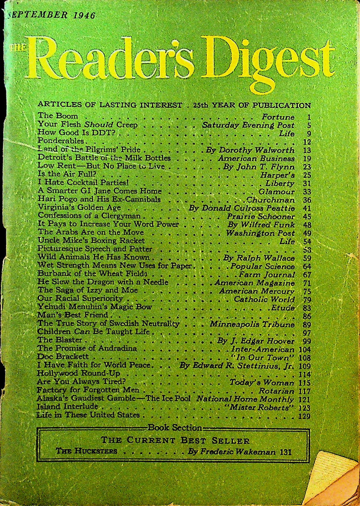 Reader's Digest September 1946
