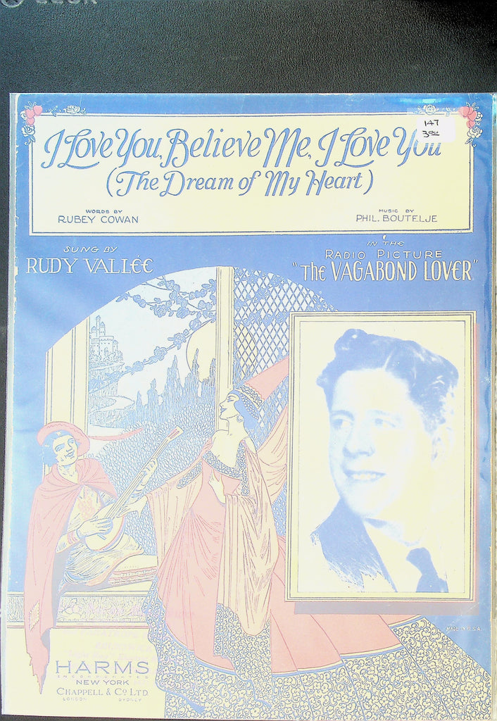 I Love You Believe Me I Love You Sheet Music The Dream of My Heart