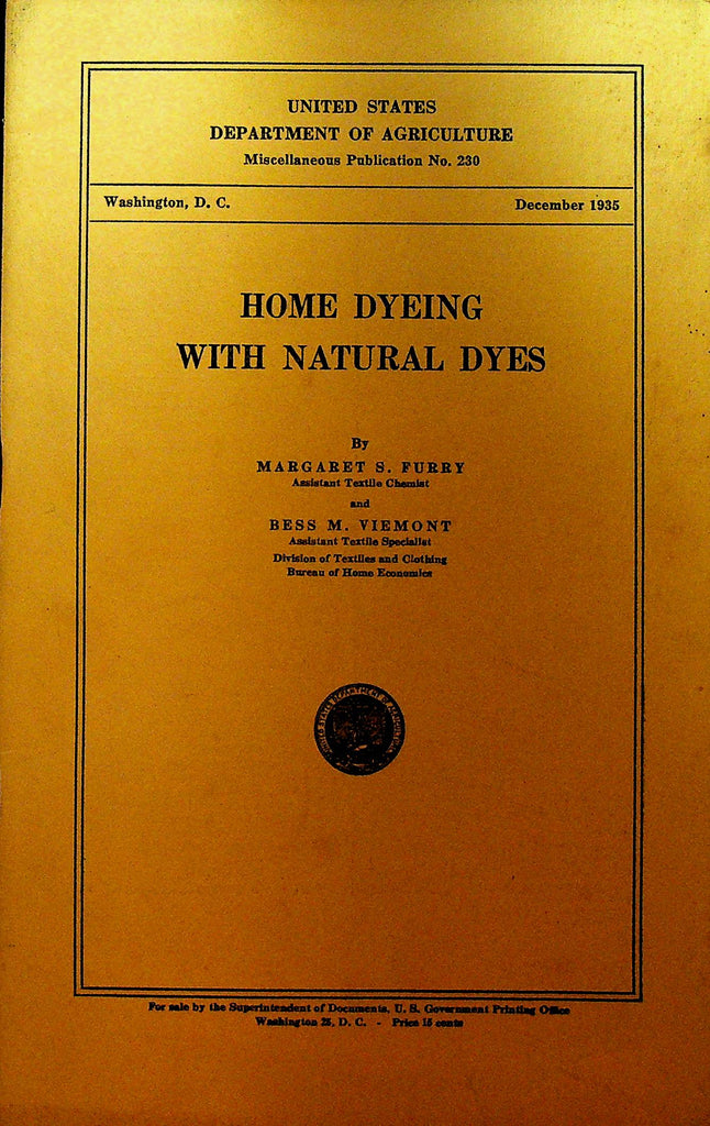 Home Dyeing with Natural Dyes