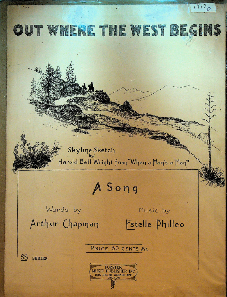 Out Where the West Begins Sheet Music