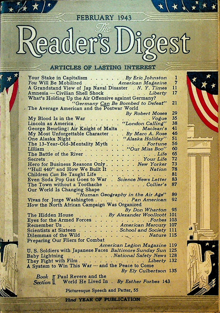 Reader's Digest February 1943