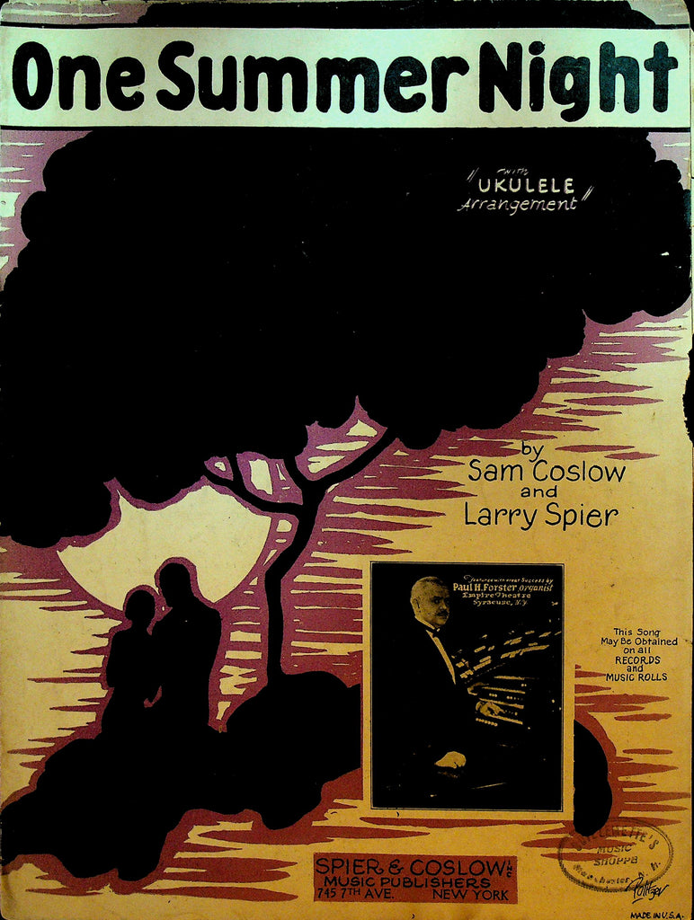 One Summer Night Sheet Music