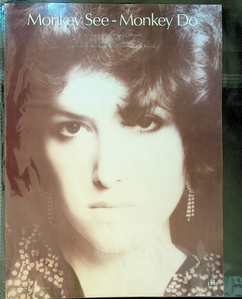 Monkey See Monkey Do Sheet Music Melissa Manchester