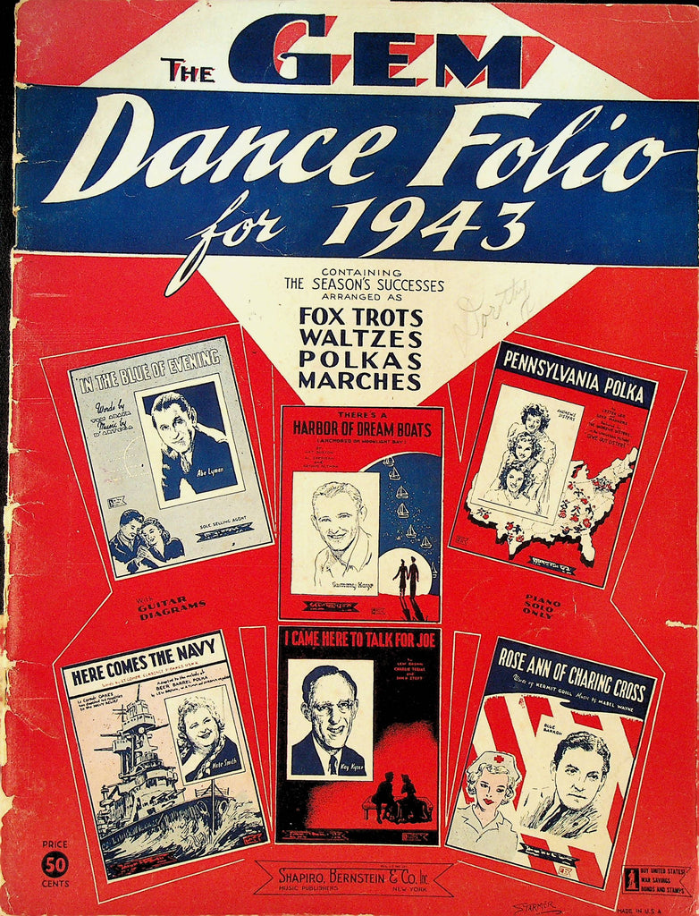 The Gem Dance Folio for 1943