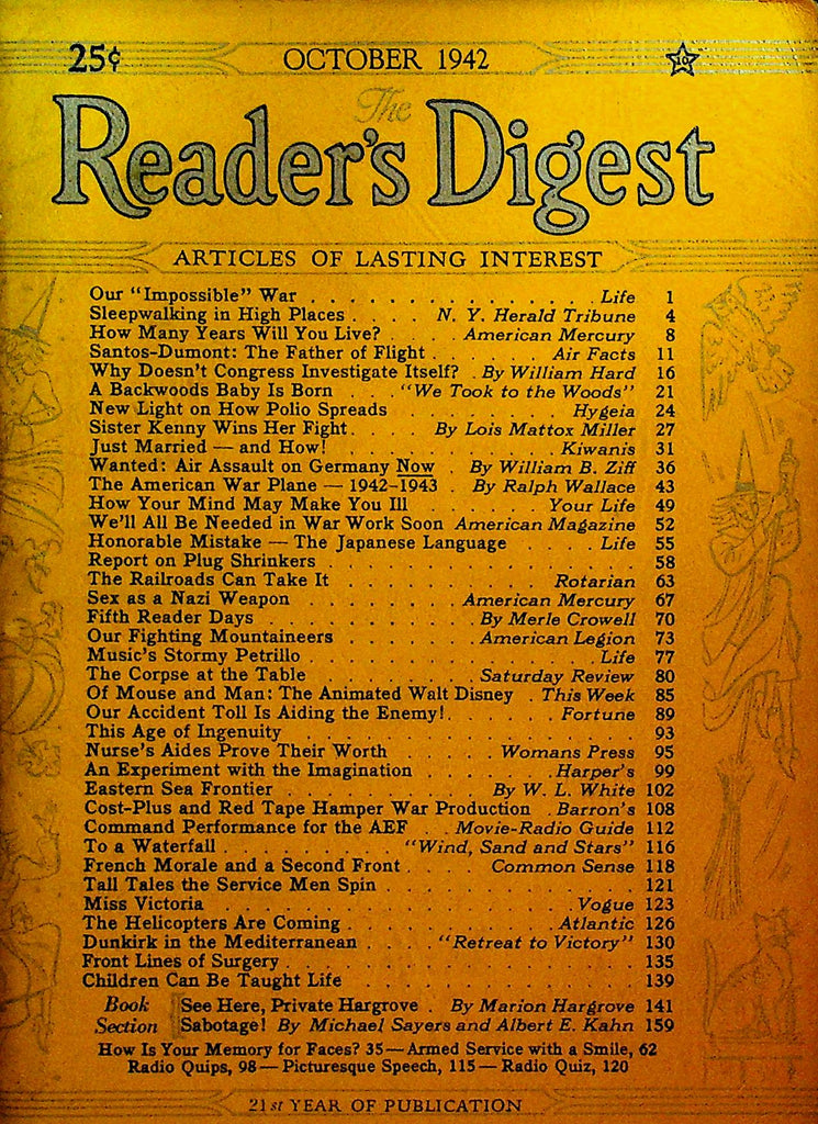 Reader's Digest October 1942