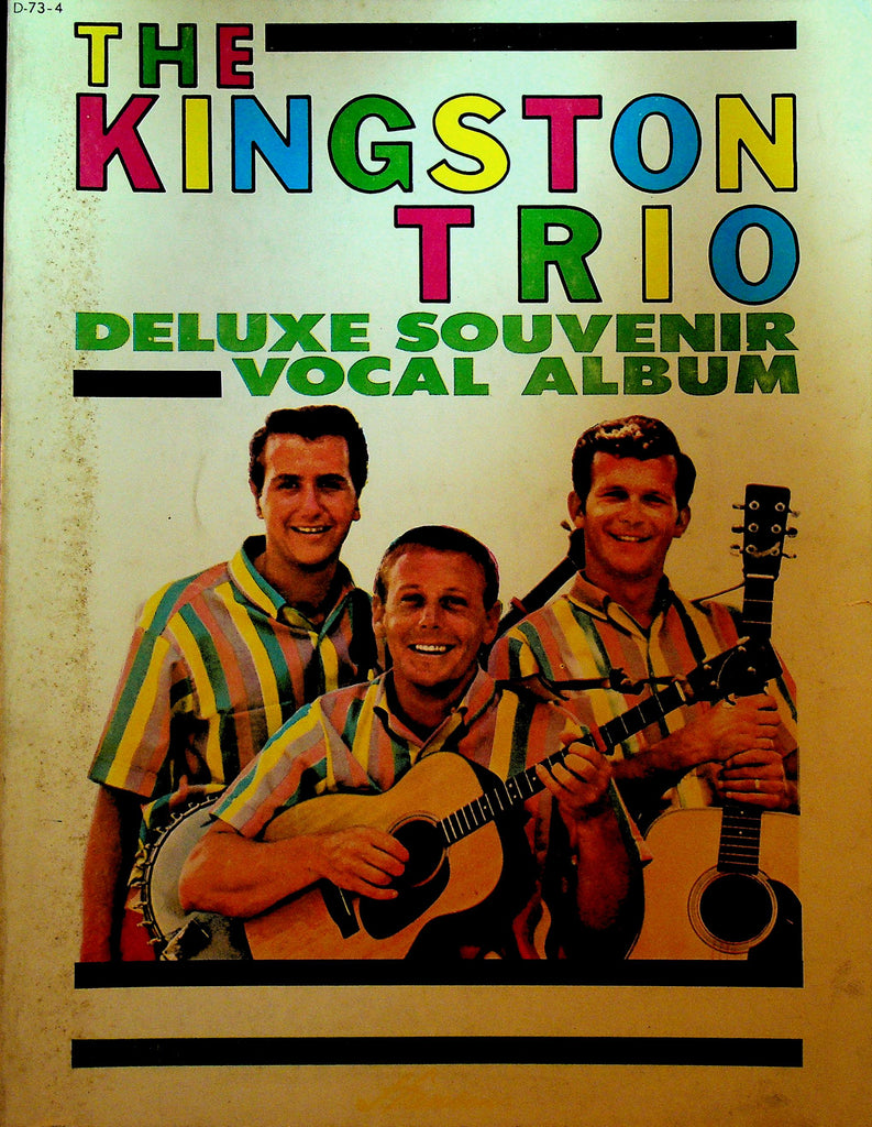 The Kingston Trio Deluxe Souvenir Vocal Album Songbook
