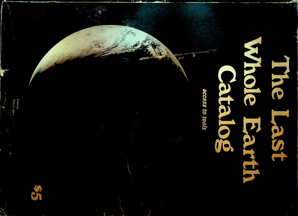 The Last Whole Earth Catalog Access to Tools
