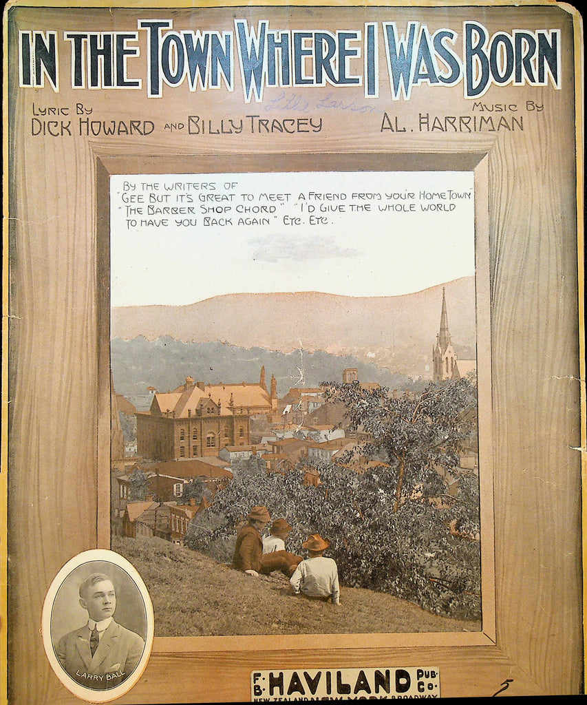 In the Town Where I was Born Sheet Music