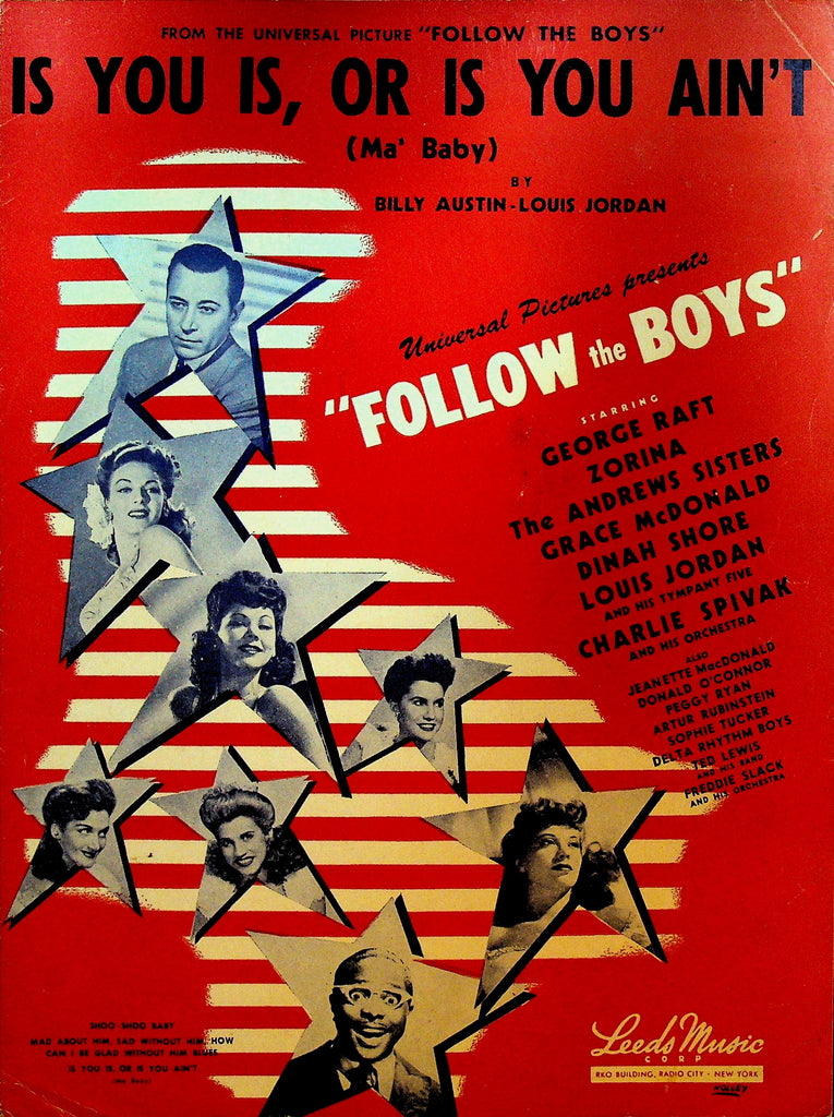 Is You Is Or Is You Ain't Sheet Music