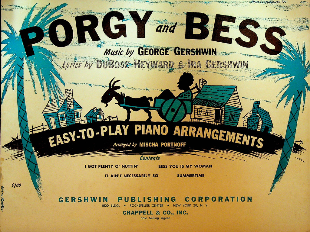 Porgy and Bess Easy to Play Piano Arrangements