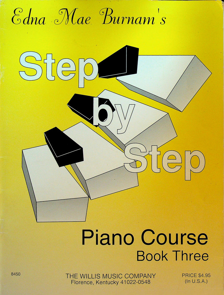 Edna Mae Burnam's Piano Course Book Three Step by Step