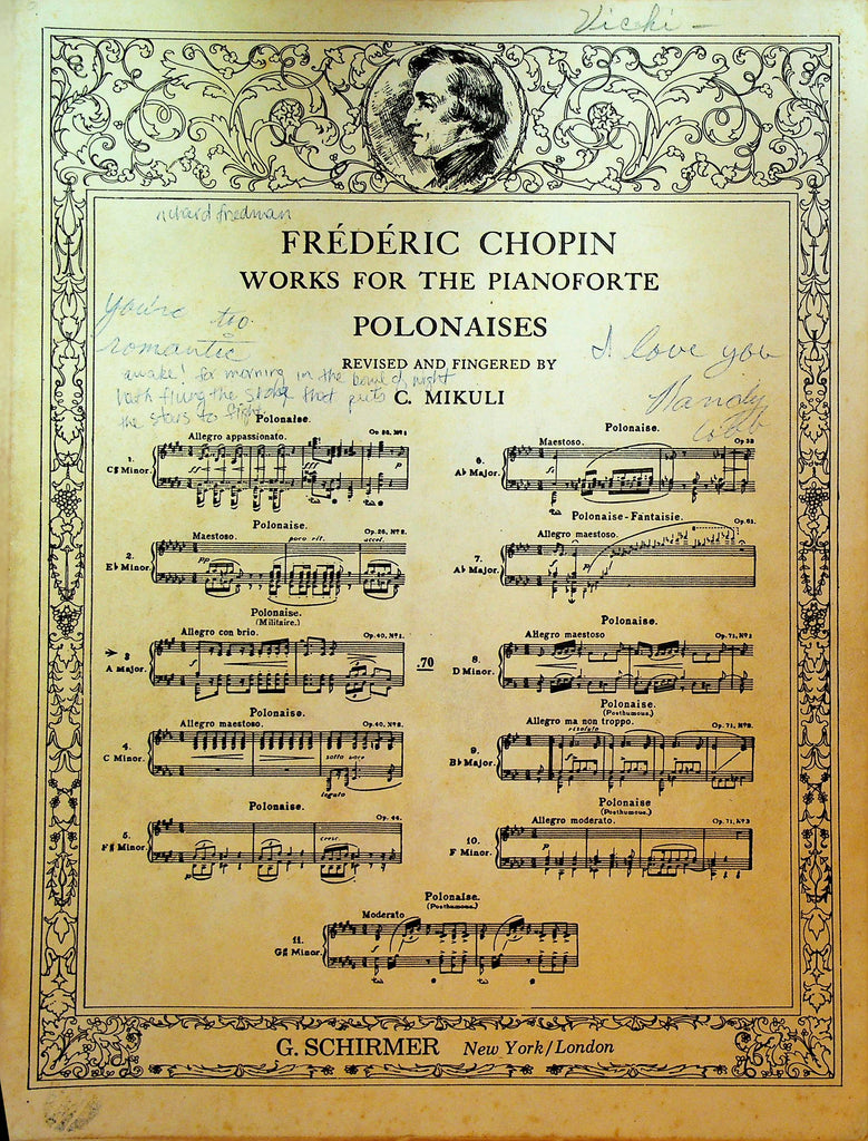 Frederic Chopin Polonaises Sheet Music