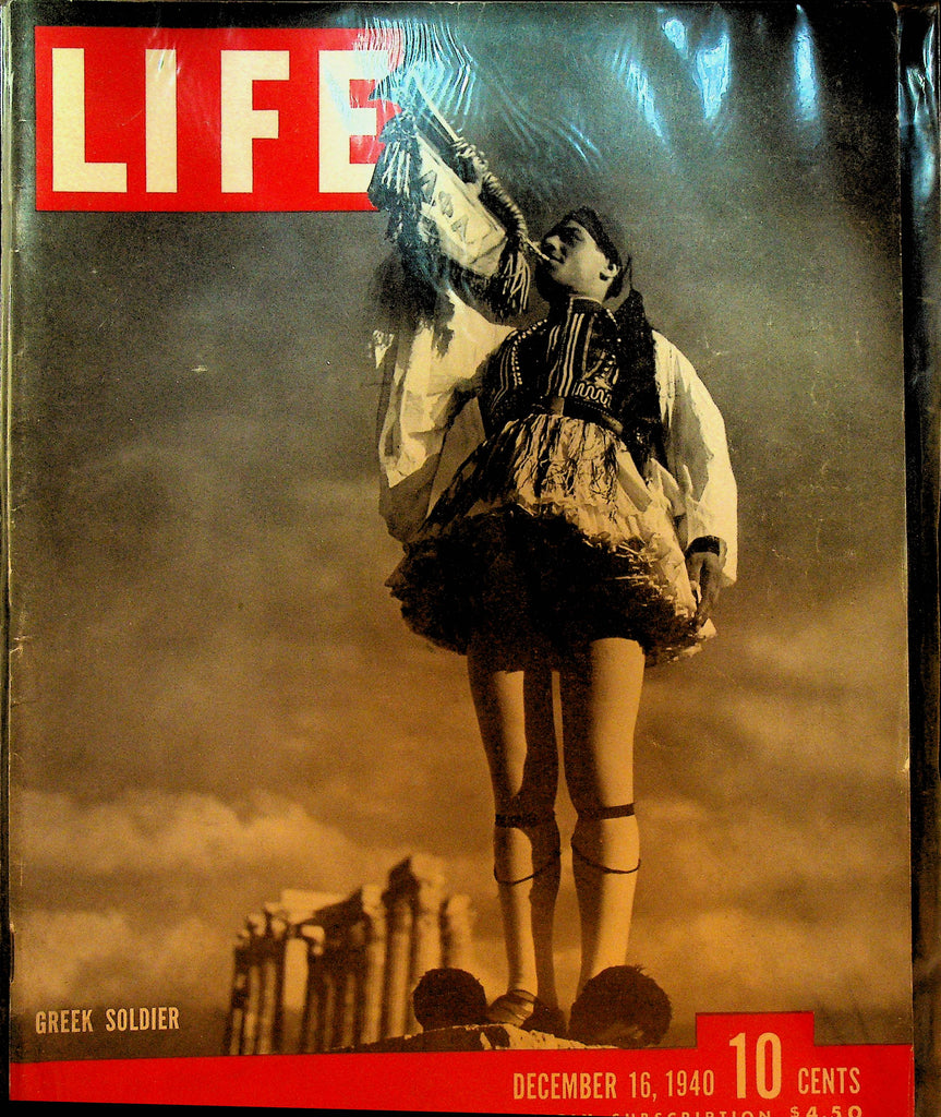 Life Magazine December 16 1940 Greek Soldier
