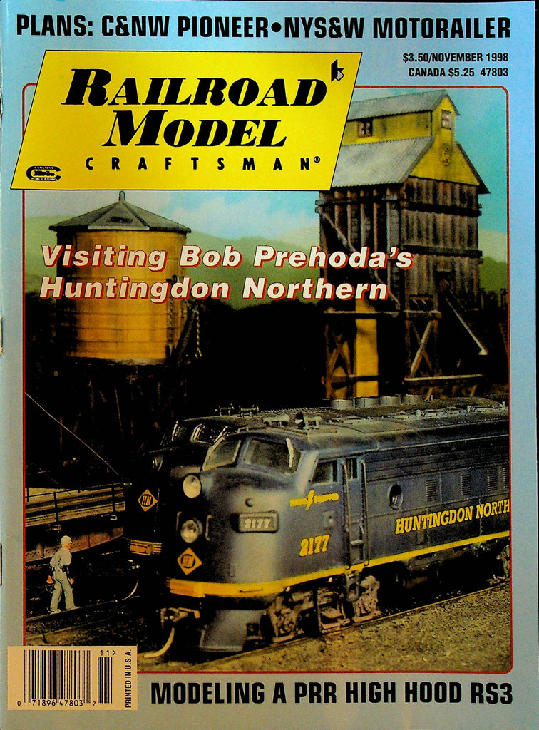 Railroad Model Craftsman Magazine November 1998