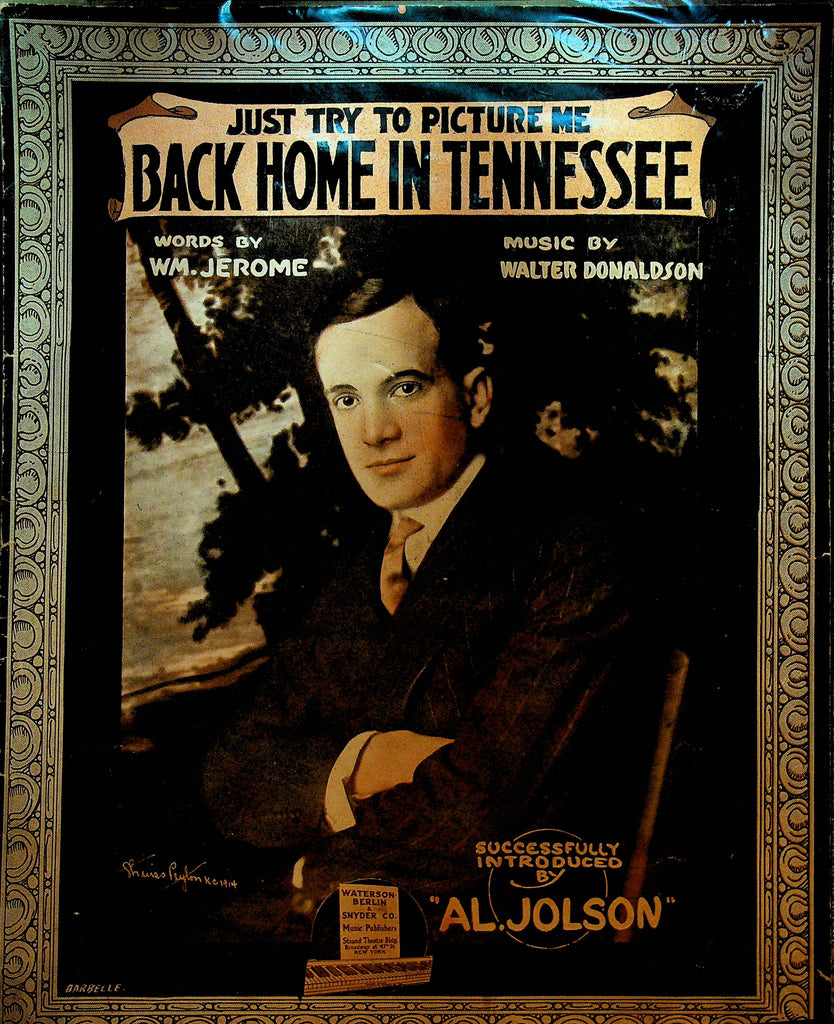 Just Try To Picture Me Back Home in Tennessee Sheet Music
