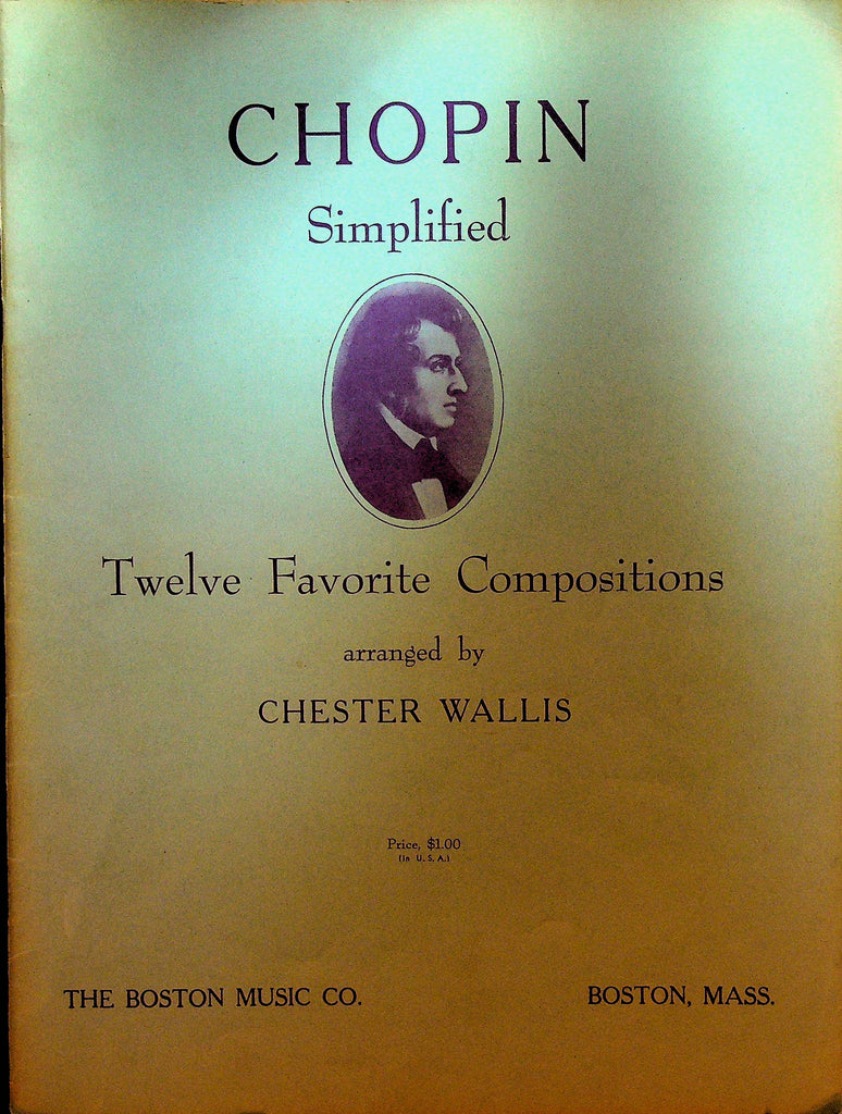 Chopin Simplified Twelve Favorite Compositions
