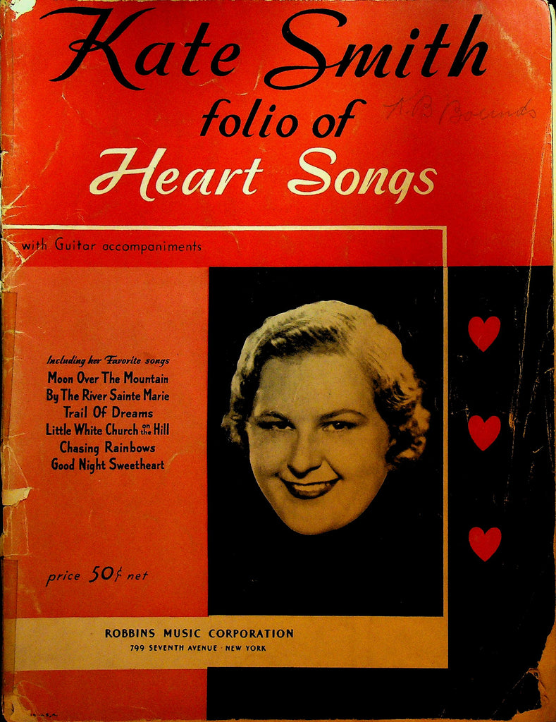 Kate Smith Folio of Heart Songs