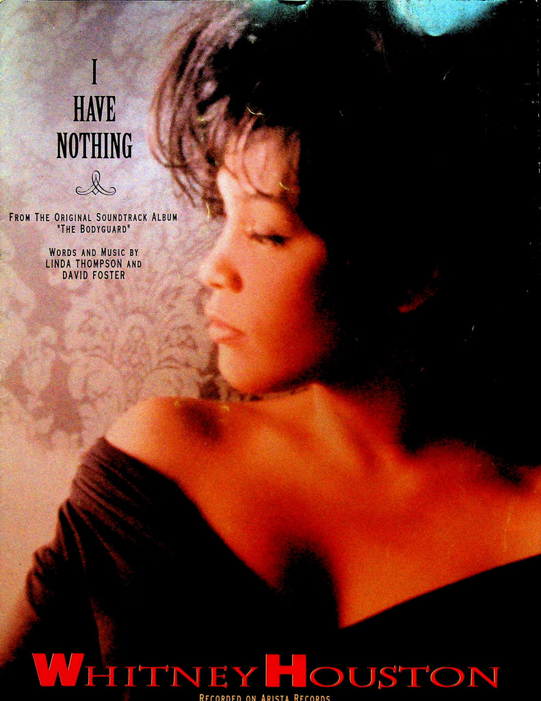 I Have Nothing by Whitney Houston Sheet Music