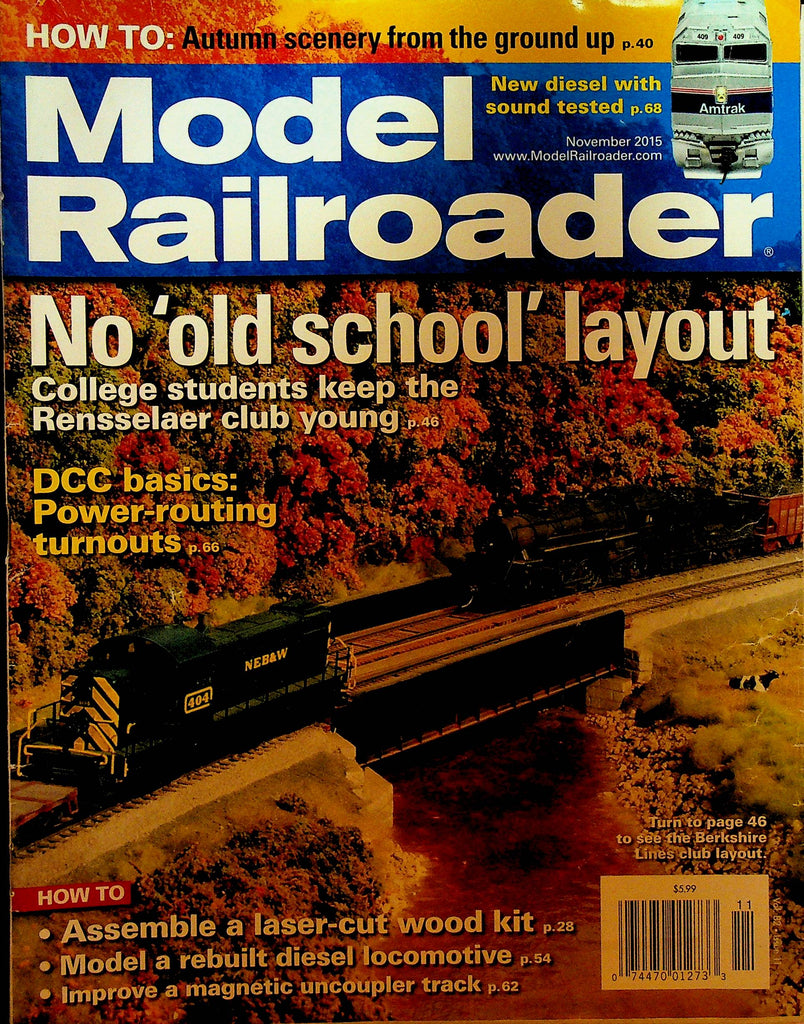 Model Railroader Magazine November 2015