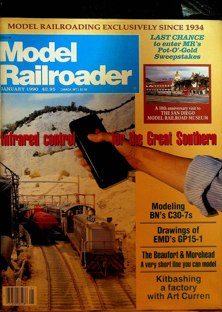 Model Railroader Magazine January 1990