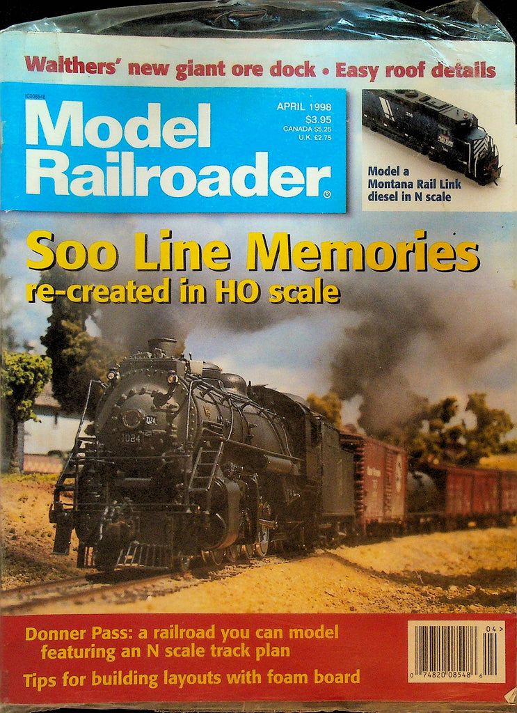 Model Railroader Magazine April 1998