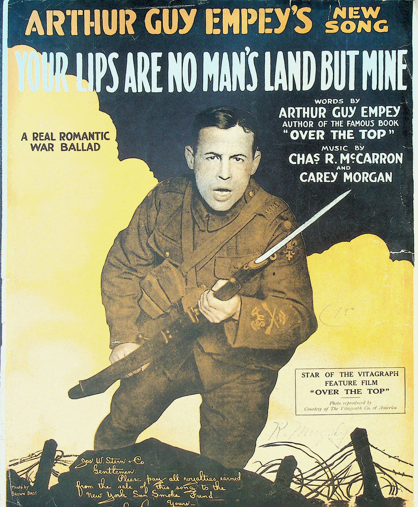 Your Lips are No Man's Land But Mine Sheet Music