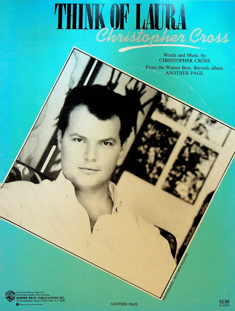 Think of Laura by Christopher Cross Sheet Music