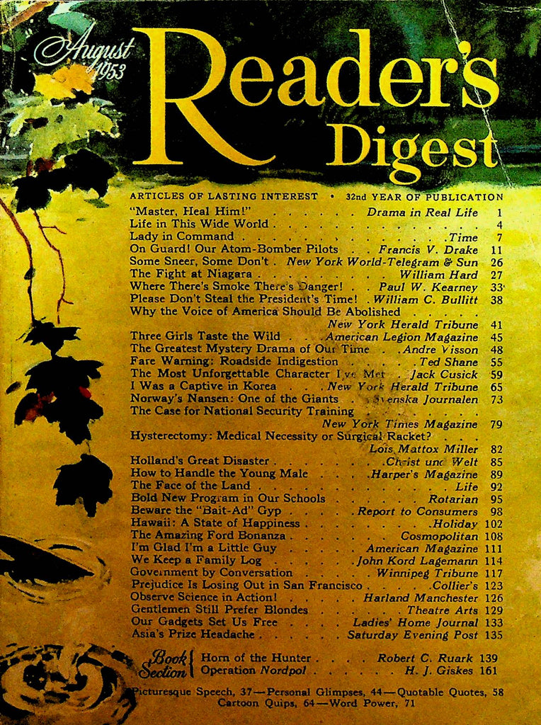 Reader's Digest August 1953