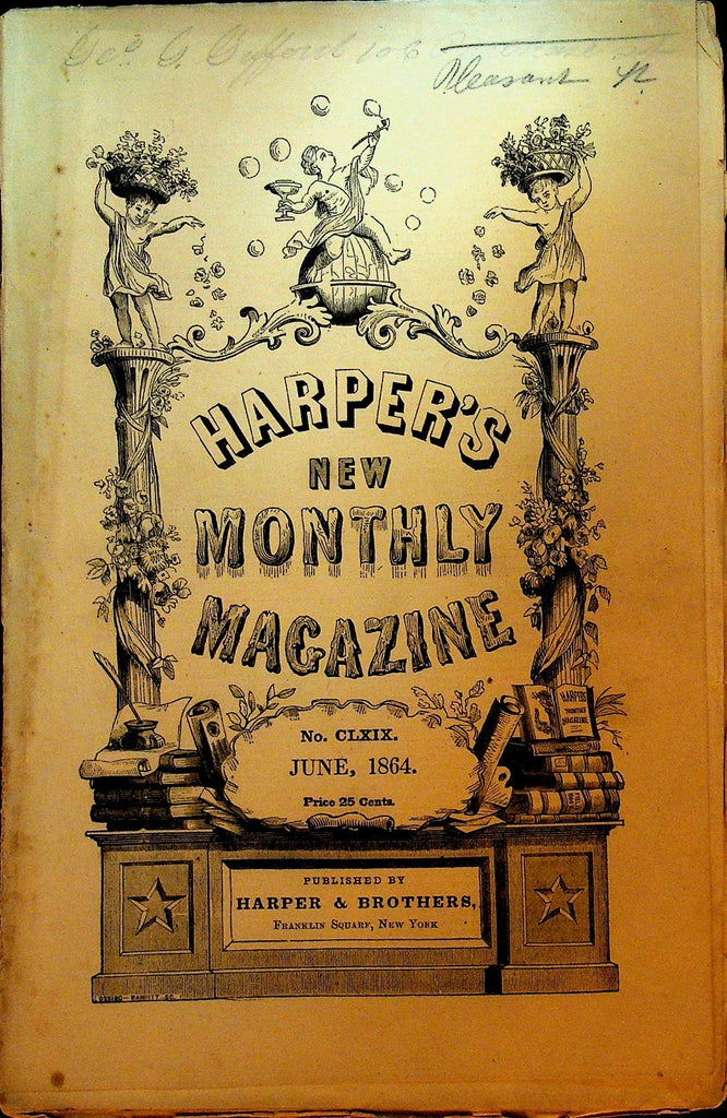 Harper's New Monthly Magazine June 1864 Chinese Laborers California Wine Making0