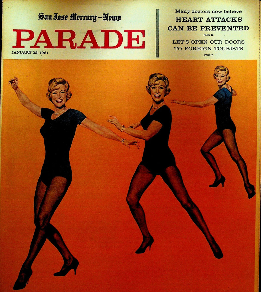 Parade Magazine January 22 1961 Eleanor Powell Jackie Kennedy Dave Barry0