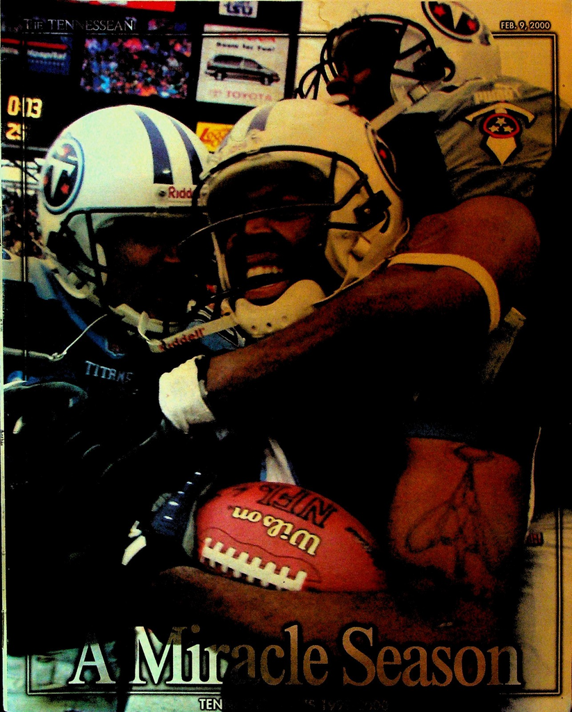 Tennessee Titans A Miracle Season 1999-2000 Magazine February 9 20000