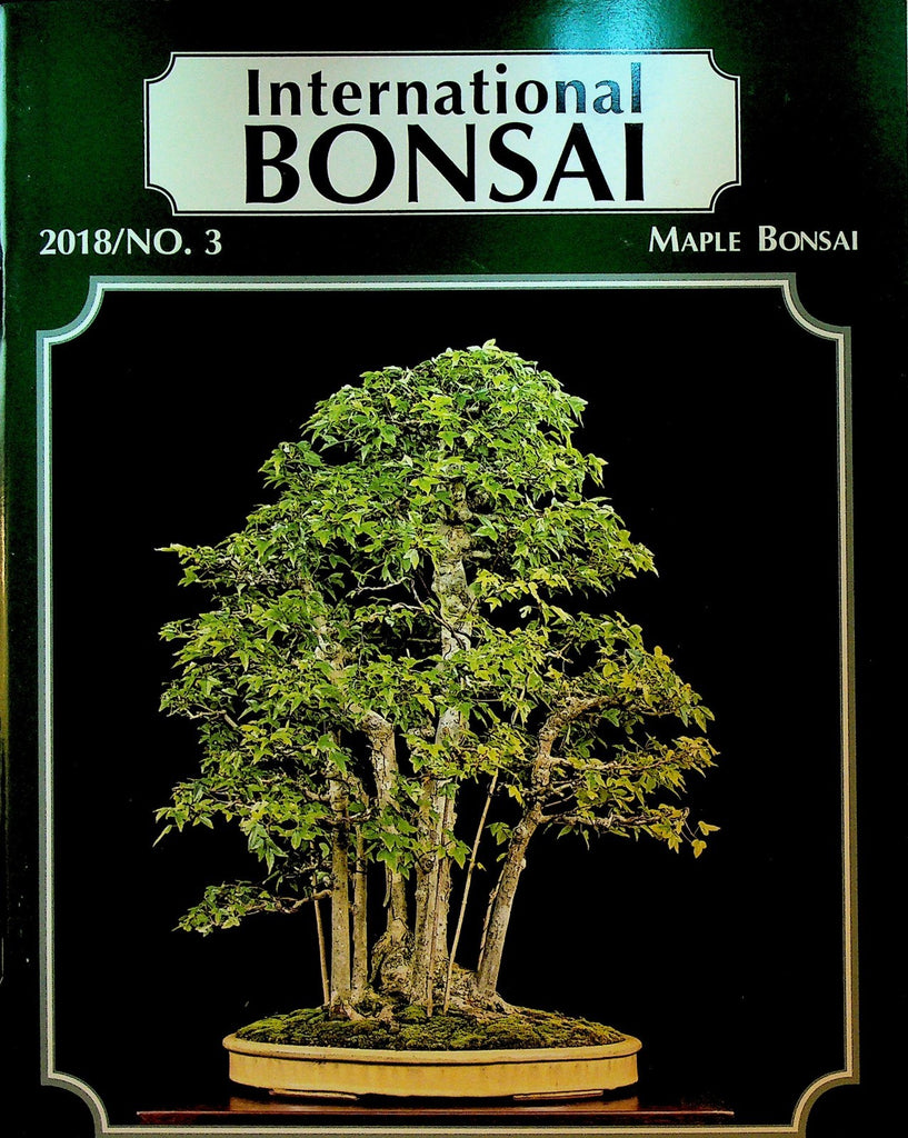International Bonsai Magazine 2018 #3 Maple Bonsai Japanese Oak Shohin Bonsai0