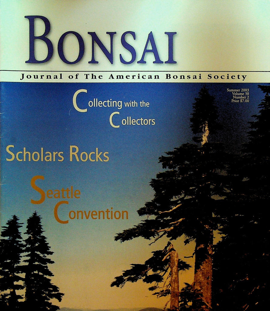 Bonsai Journal of the American Bonsai Society Summer 2003 Wabi Sabi Glue0