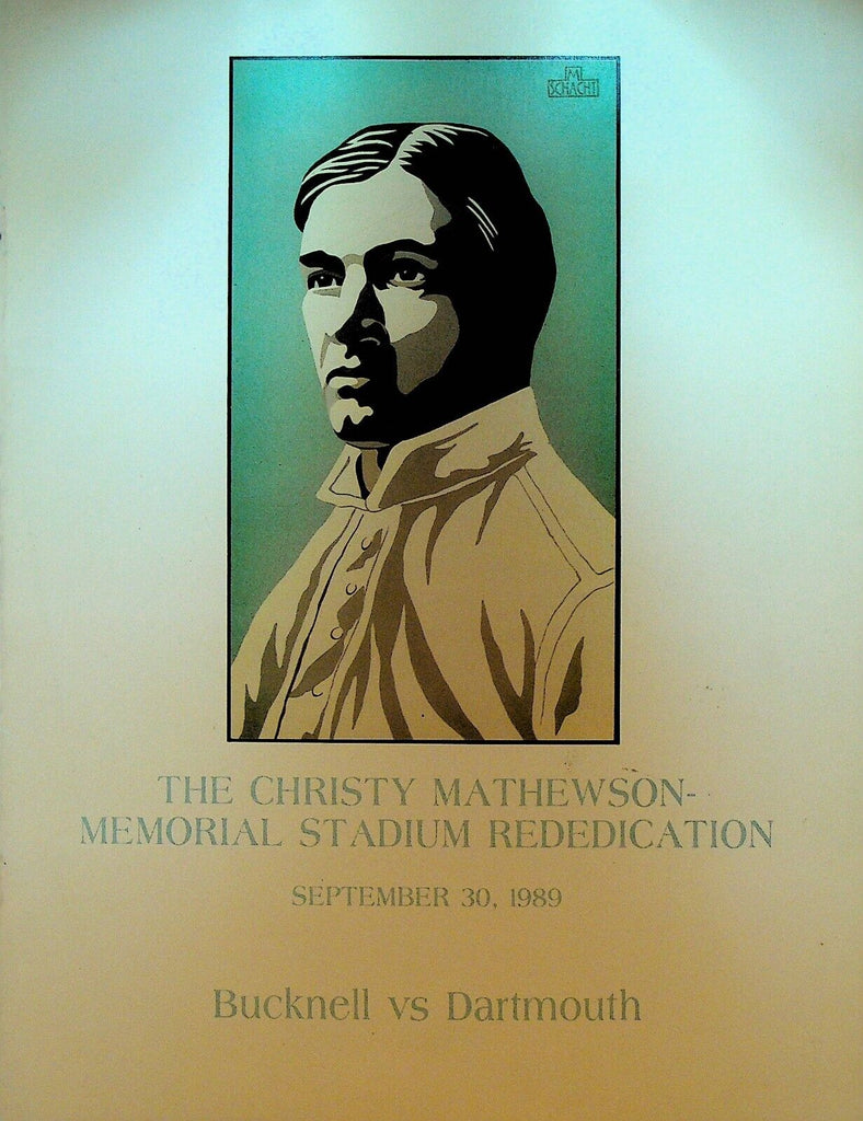 Christy Mathewson Memorial Stadium Rededication Bucknell September 30 1989